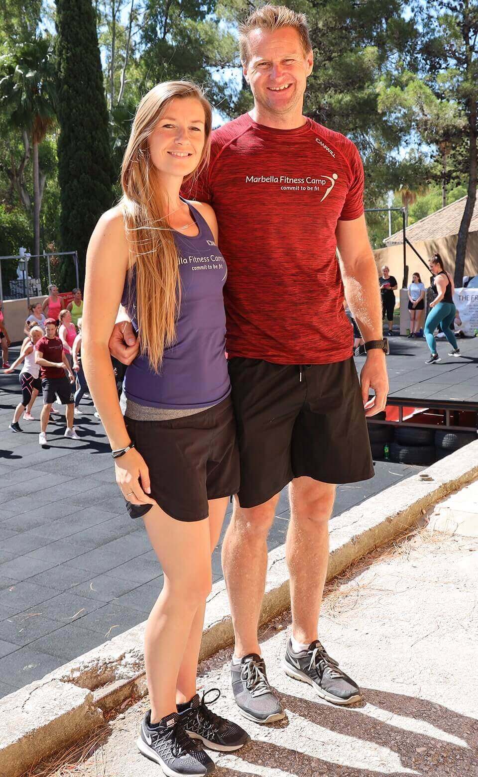 Frank Naundrup & Lena Lionett Founders of Marbella Fitness Camp